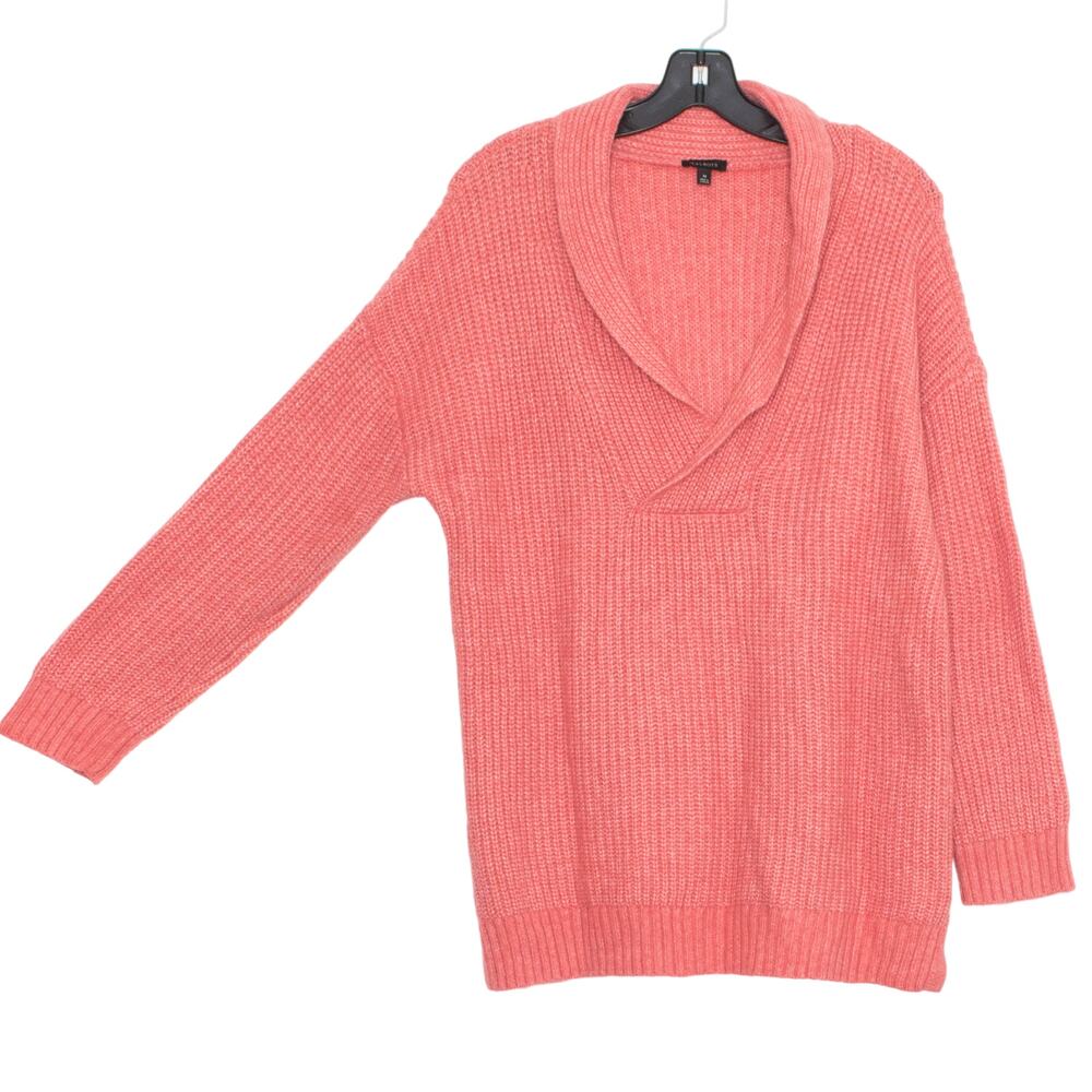 Talbots Sweater Oversized Cozy Shawl Collar Chunky Cottage Hygge Y2K Size Medium